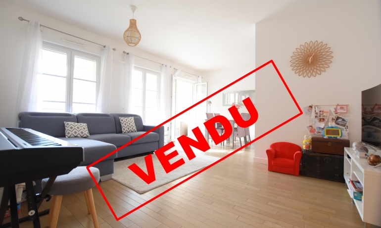 Appartement 3 pièces 66 m² + Terrasse / LOGGIA – CITE JARDINS / COEUR DE VILLE