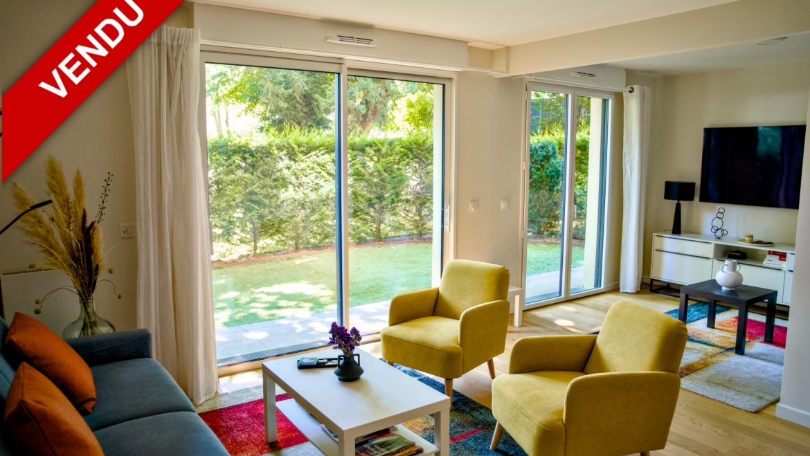 SCEAUX Centre / Parc de Sceaux – Appartement 3 pièces 67 m² – JARDIN