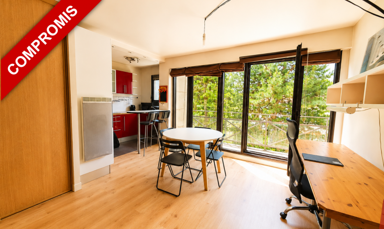 Appartement 1 pièce / Studio 30 m² – Balcon, cave, parking